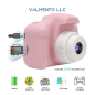 Preview: GlobalCrown Kinderkamera – 8MP Digitalkamera mit 2-Zoll-Bildschirm & 32GB Speicher (Blau/Pink)